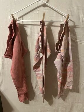 Kids Pink Patterned Leggings - Soft Everyday Stretch